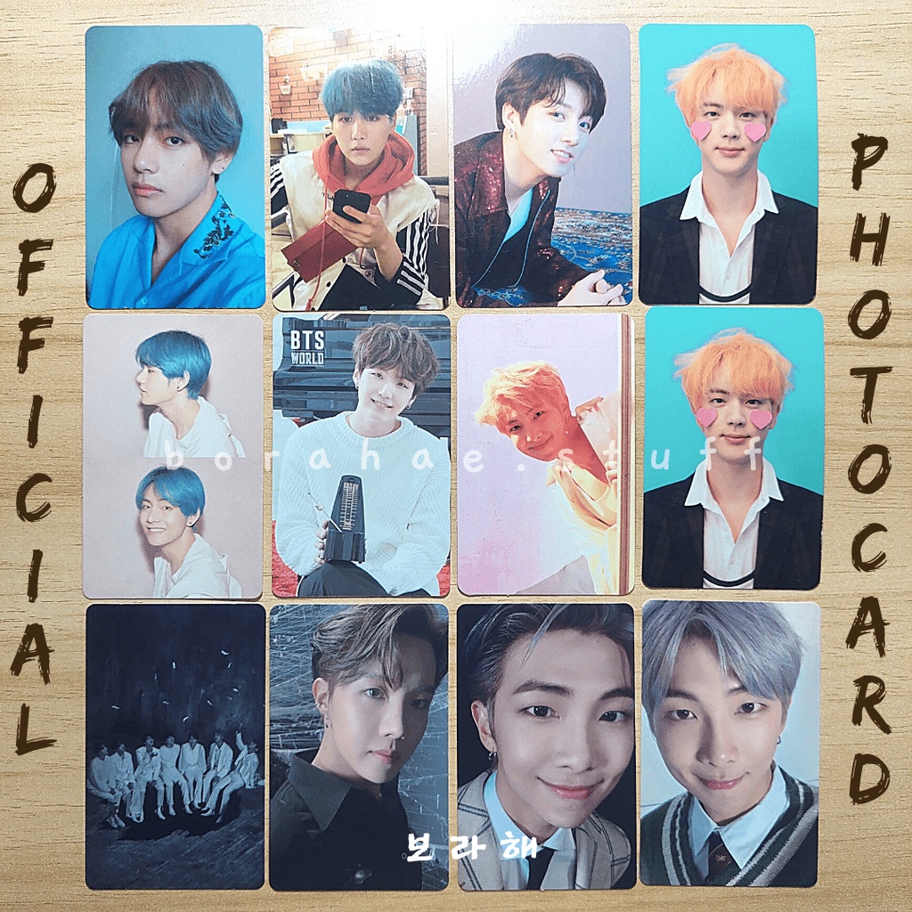 [OFFICIAL] BTS LY PHOTOCARD PC LY HER TEAR ANSWER PERSONA MOTS 7 BUTTER RM JIN SUGA JHOPE JIMIN V TA