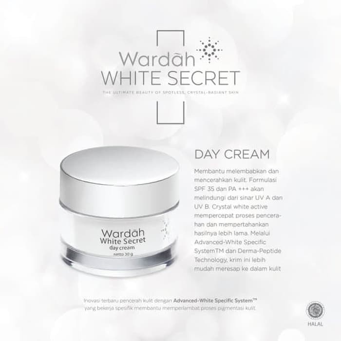 Wardah Crystal Secret Day Cream 30g (100% Original)