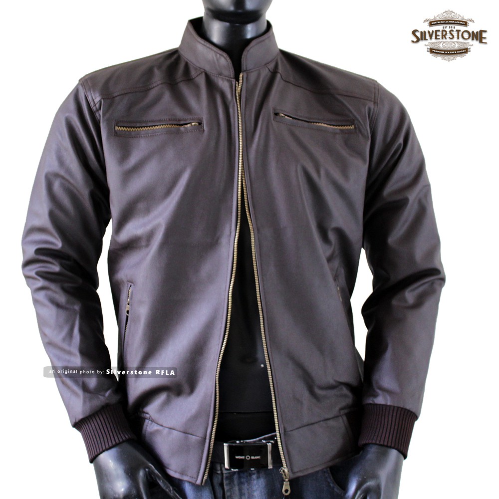 iJaket Kulit Pria Arieli Noah Baseball Varsity Brown Coffee iJaket Kulit Pria Arieli Noah Baseball Varsity Brown Coffee