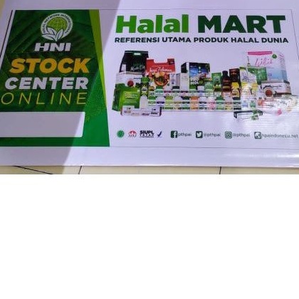 PROMO SALE /banner stokis hni hpai ukuran 100cm x 50cm Polos (tanpa nama) ready stok langsung kirim