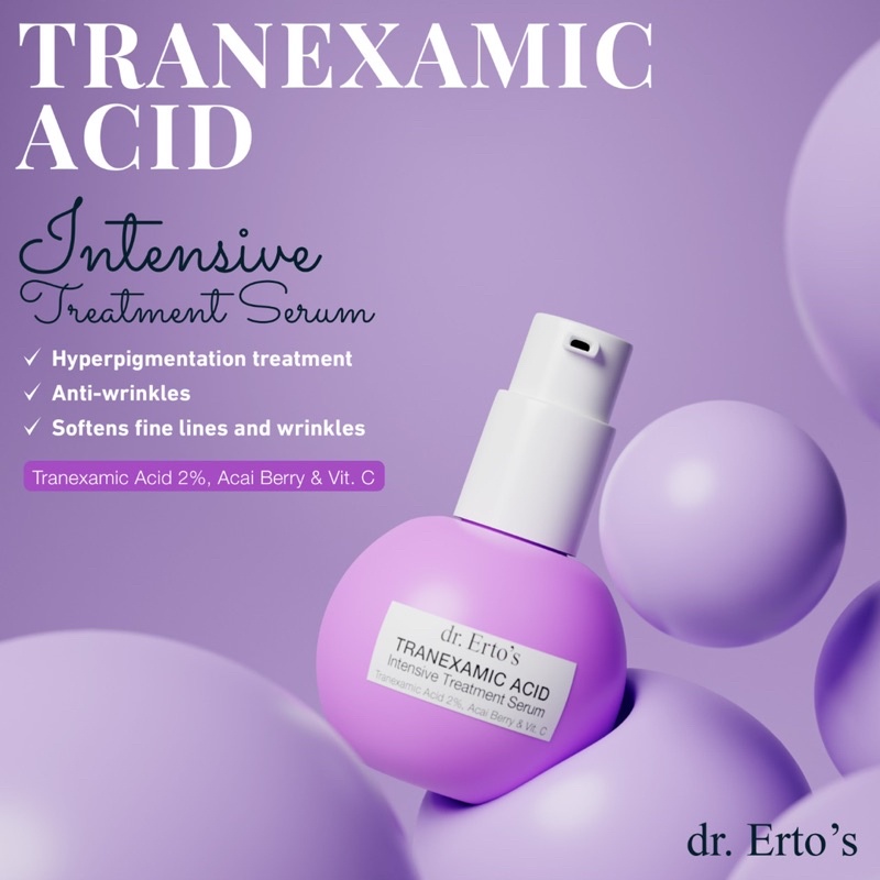 dr. Erto's Panthenol barrier Repair Serum / Intensive Treatment Serum / Glycolic Acid Glow Serum