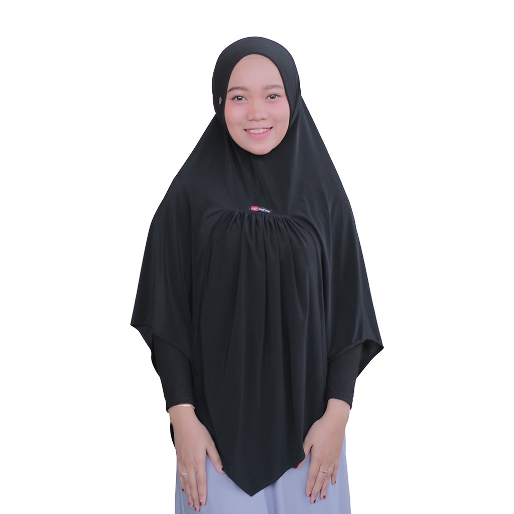 Nafisa Raida Yess - Jilbab Instan Bergo Syar'i-HITAM