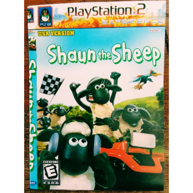 Kaset Ps2 Game Shaun The Sheep -Shaun Snowboarding