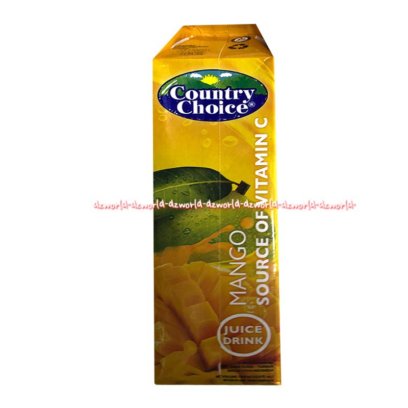 Country Choice 1L Jeruk Apel Mangga Buah Jambu Minuman Sari Buah Fruit UHT Siap Minum