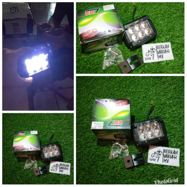Lampu LED 6 mata CR7