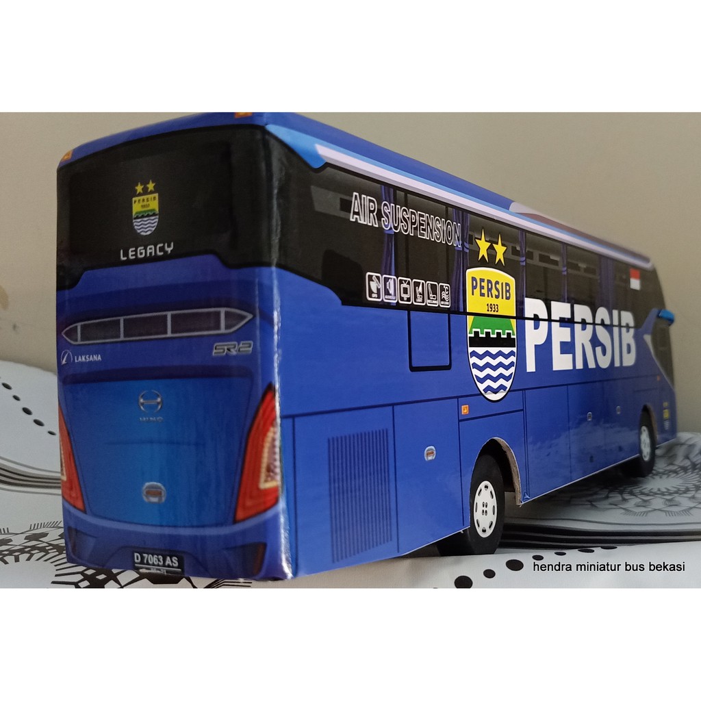 Miniatur Bus bis / mainan bus bis SHD SR2 Persib