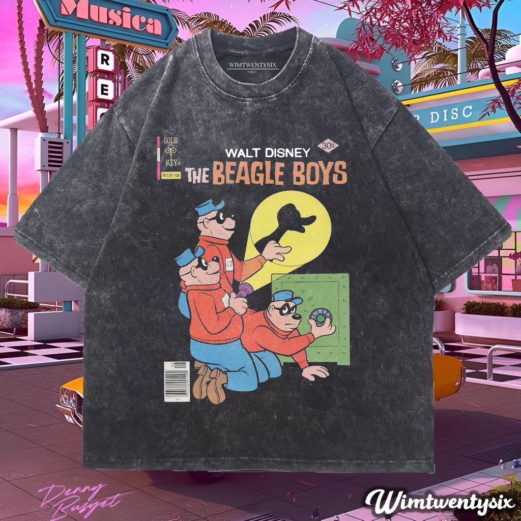 t-shirt oversized | kaos oversize | kaos washing | the beagle boys
