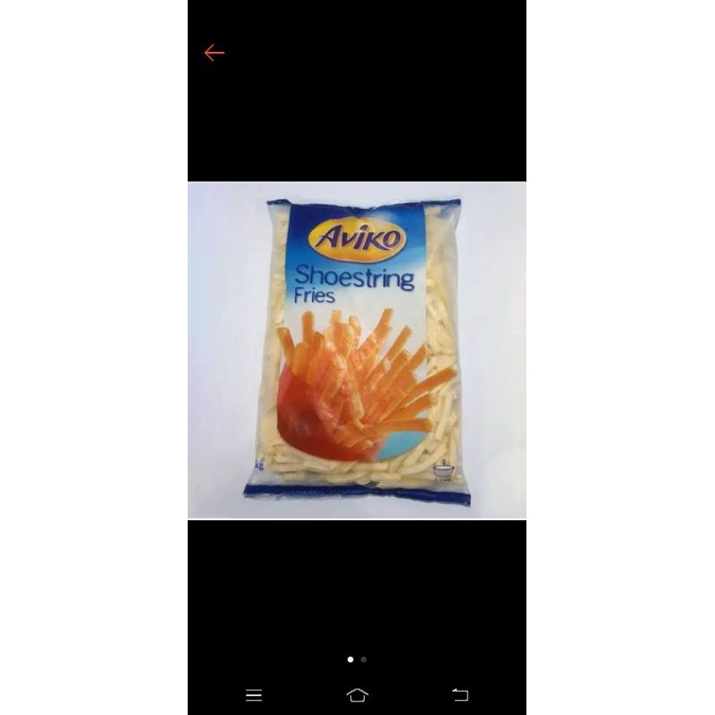 

Kentang aviko crincle kut 1kg murah/kentang goreng murah/kentang frozen food murah