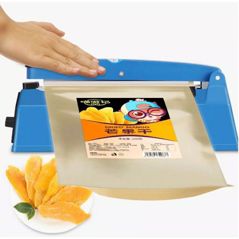 Impulse Sealer Alat Press Plastik 30cm Pres Plastik 20cm Seler Mesin Pres.