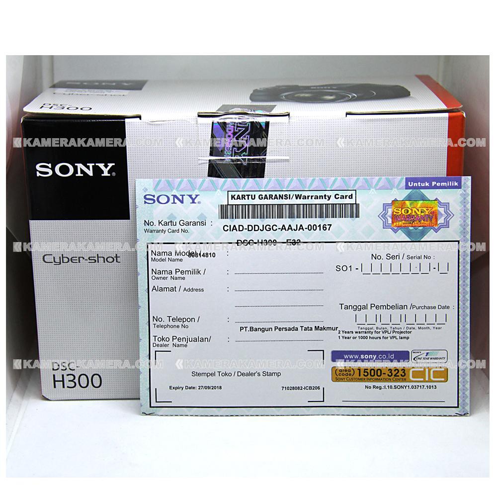 SONY Cyber shot DSC H300 DSC H300 Digital Camera H300 garansi resmi Murah