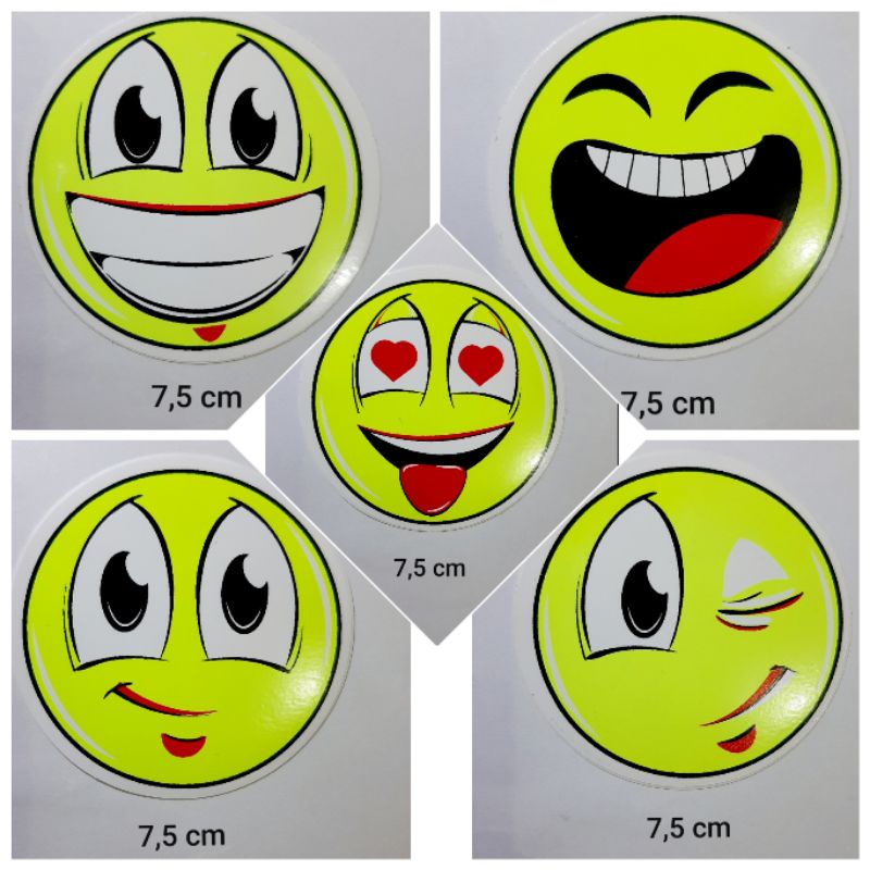 

STIKER GRAFTAC EMOTICON ukuran kecil