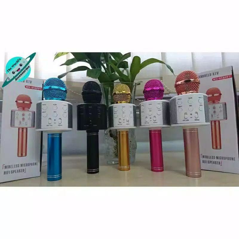 Mic Bluetooth Wireless Portable WS-858