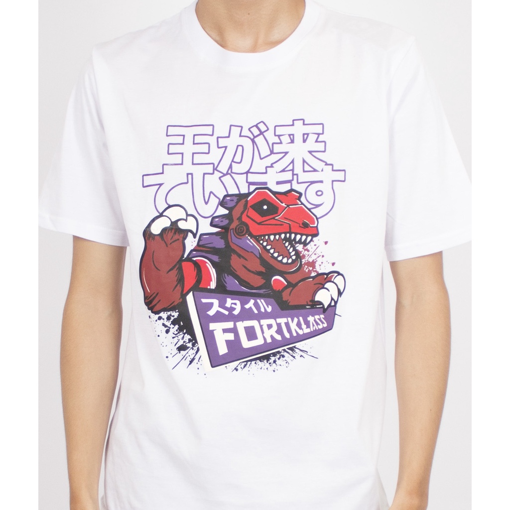 Fortglass GOJILA Kaos Lengan Pendek Pria Kaos Disto Kaos Pria Kaos Unisex Tshirt Cowok By FortKlass