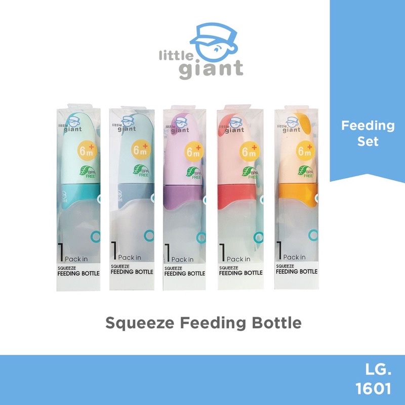 Little Giant Squeeze Feeding Bottle LG1601- Botol sendok Mpasi