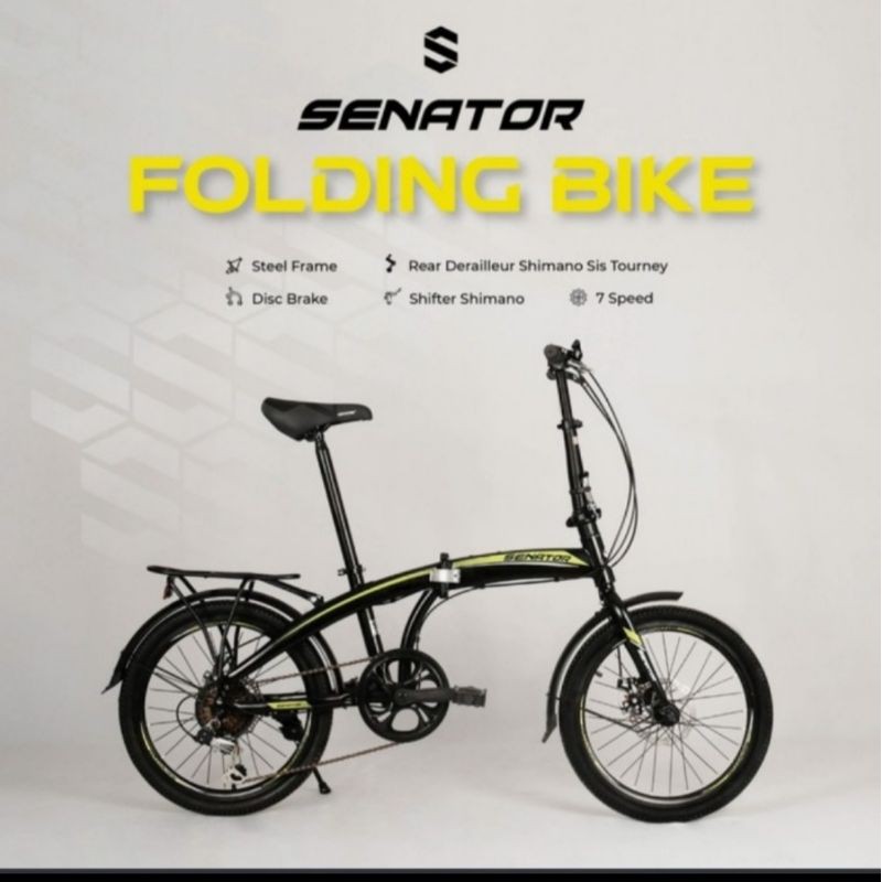 sepeda lipat folding bike Senator 20 inch