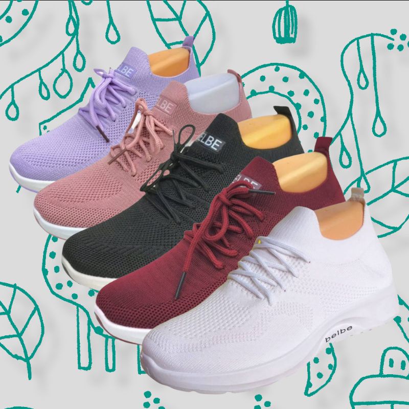 Sepatu rajut - sepatu belbe import wanita terbaru