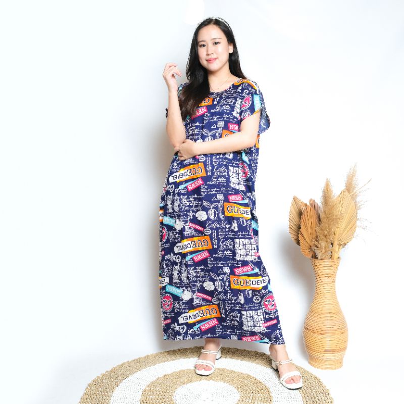 daster bali habel verell panjang semata kaki rayon premium baju tidur murah-K20