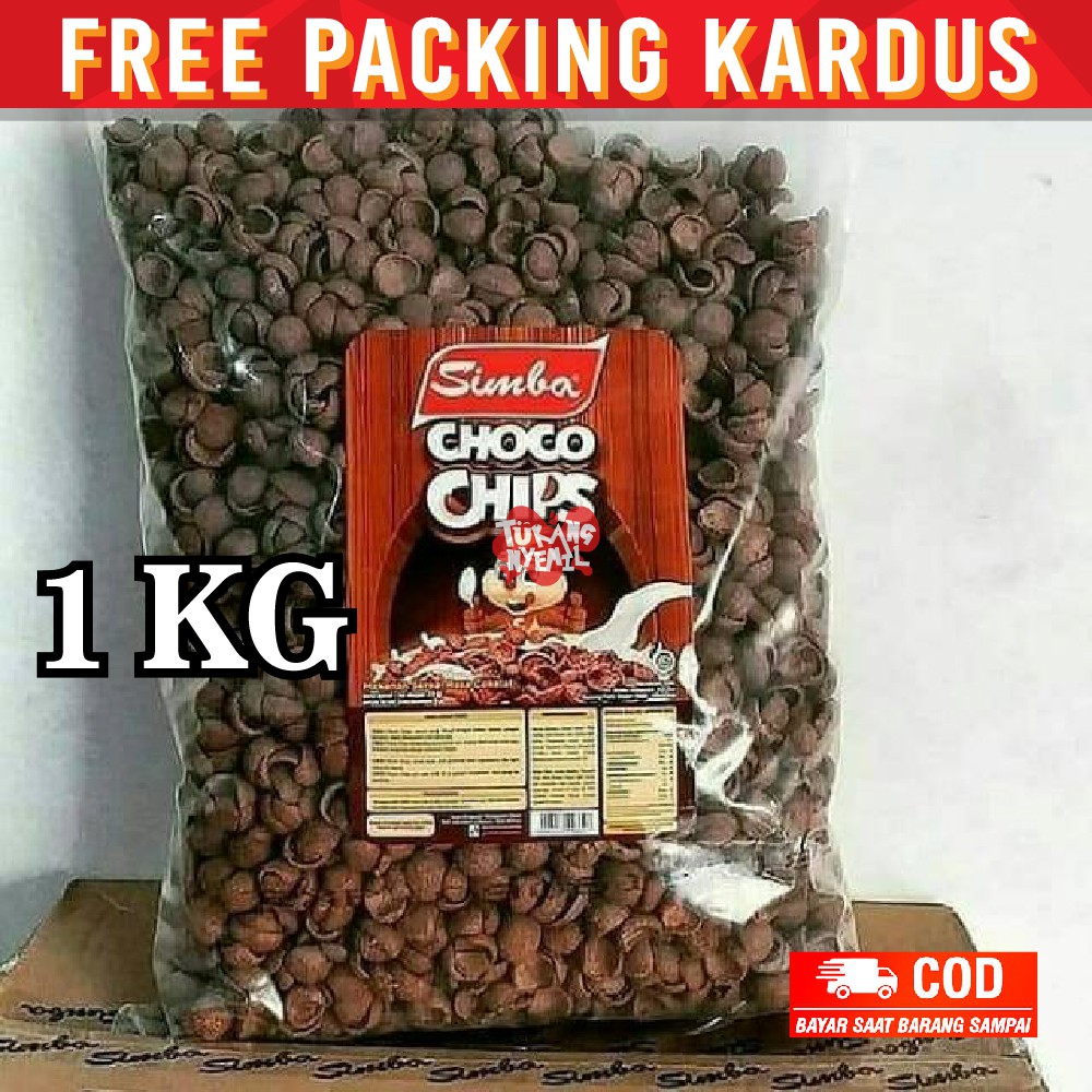 

SNACK KILOAN KOKO KRUNCH CRUNCH CHOCO CHIPS SIMBA 1 KG GRAM MAKANAN RINGAN CAMILAN JAJANAN