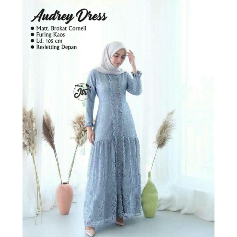 kebaya gamis brokat/kebaya modern/kebaya gamis pesta/halus dan terlaris