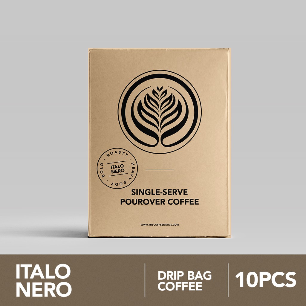 

Italo Nero SSP Box - Kopi Drip Arabika Sachet Praktis | Coffeenatics