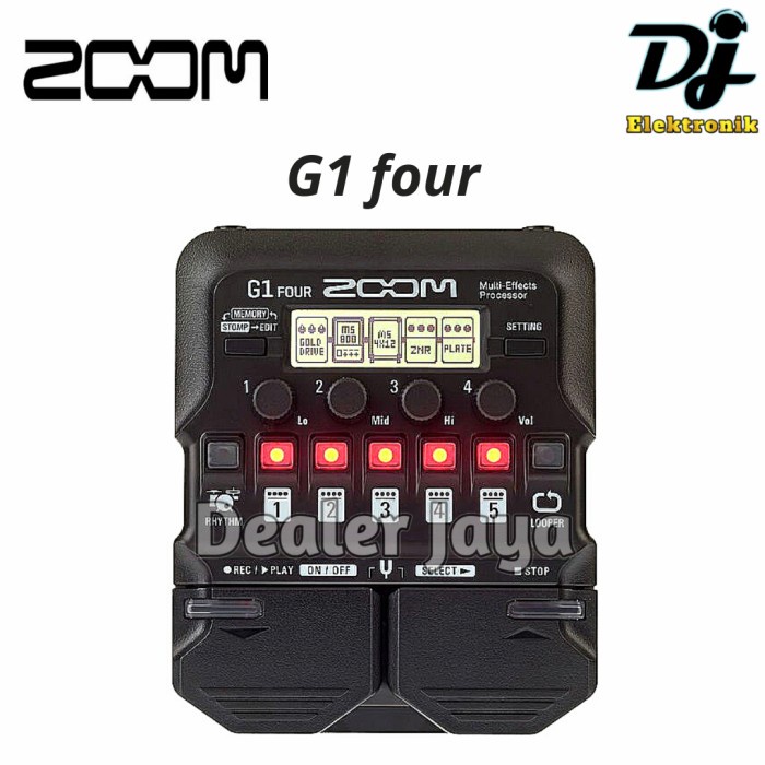 Effect / Efek Gitar Zoom G1 / G 1 / G-1 FOUR