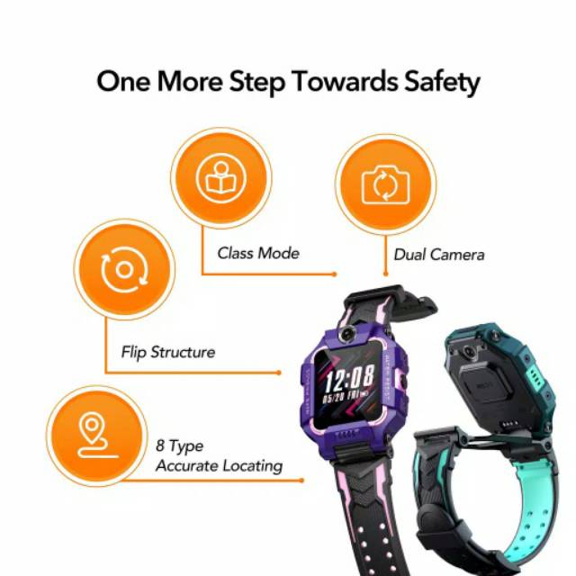 IMOO SMARTWATCH PHONE Z6 FRONT &amp; REAR CAMERA FLIP NEW VISION WATERPROOF 4G