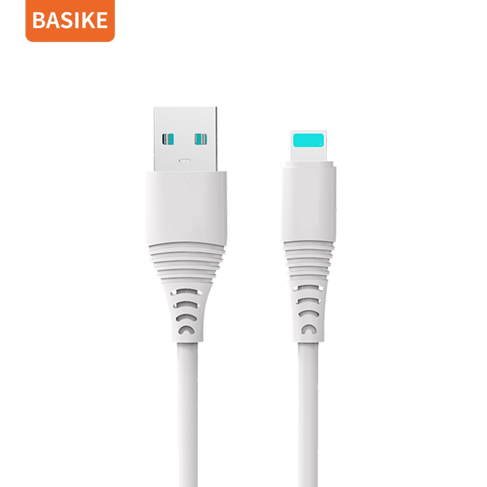 Kabel Data Fast Charging BASIKE Micro USB Cable Android Tangle-free Charger Xiaomi Samsung Vivo OPPO Mobile Cables Converters-CT312-2V-2.4A
