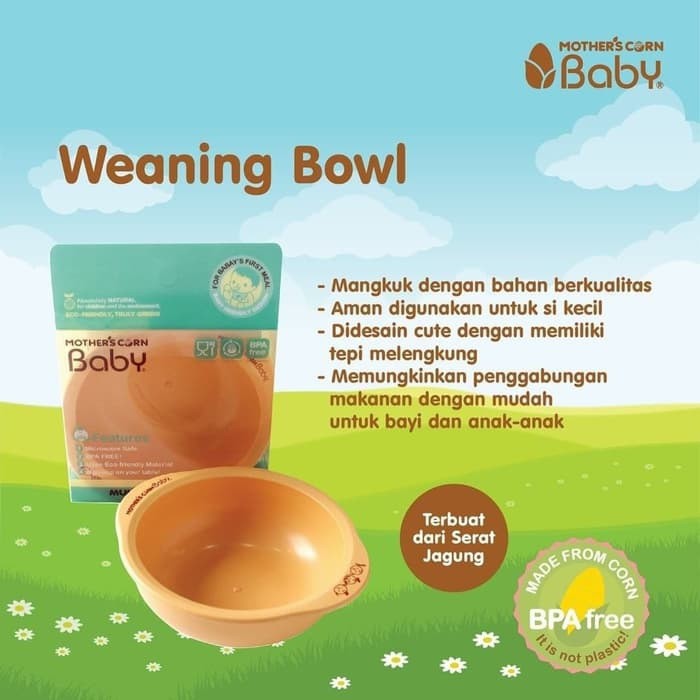 Mother's Corn Multi Weaning Baby Bowl Mangkuk Makan Bayi Mothers Corn