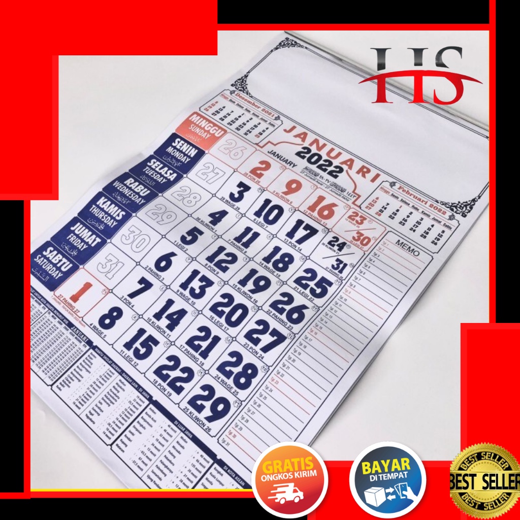 

KALENDER DINDING LENGKAP TAHUN 2022 LENGKAP JADWAL SHOLAT BAHAN HVS