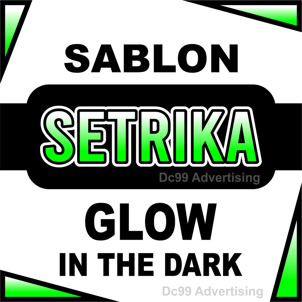 SABLON SETRIKA GLOW IN THE DARK