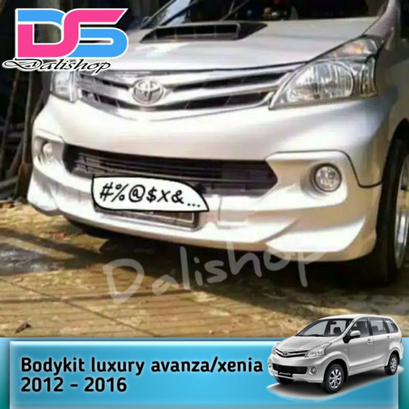 Bodykit luxury full (depan, belakang, samping kiri kanan) avanza/Xenia 2012 - 2016