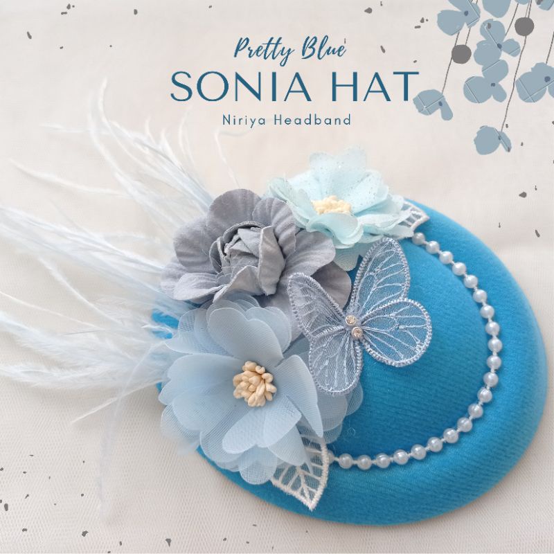 Sonia Hat Headband Nylon Bayi | Bandana Bando Anak Michiko Topi Hat