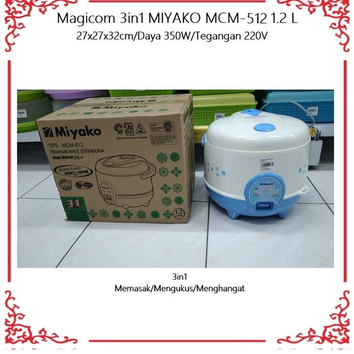 Magicom 3in1 MIYAKO MCM-612 1.2 L