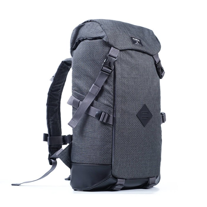 Tas Ransel Marka Embara Abu Tua Hitam