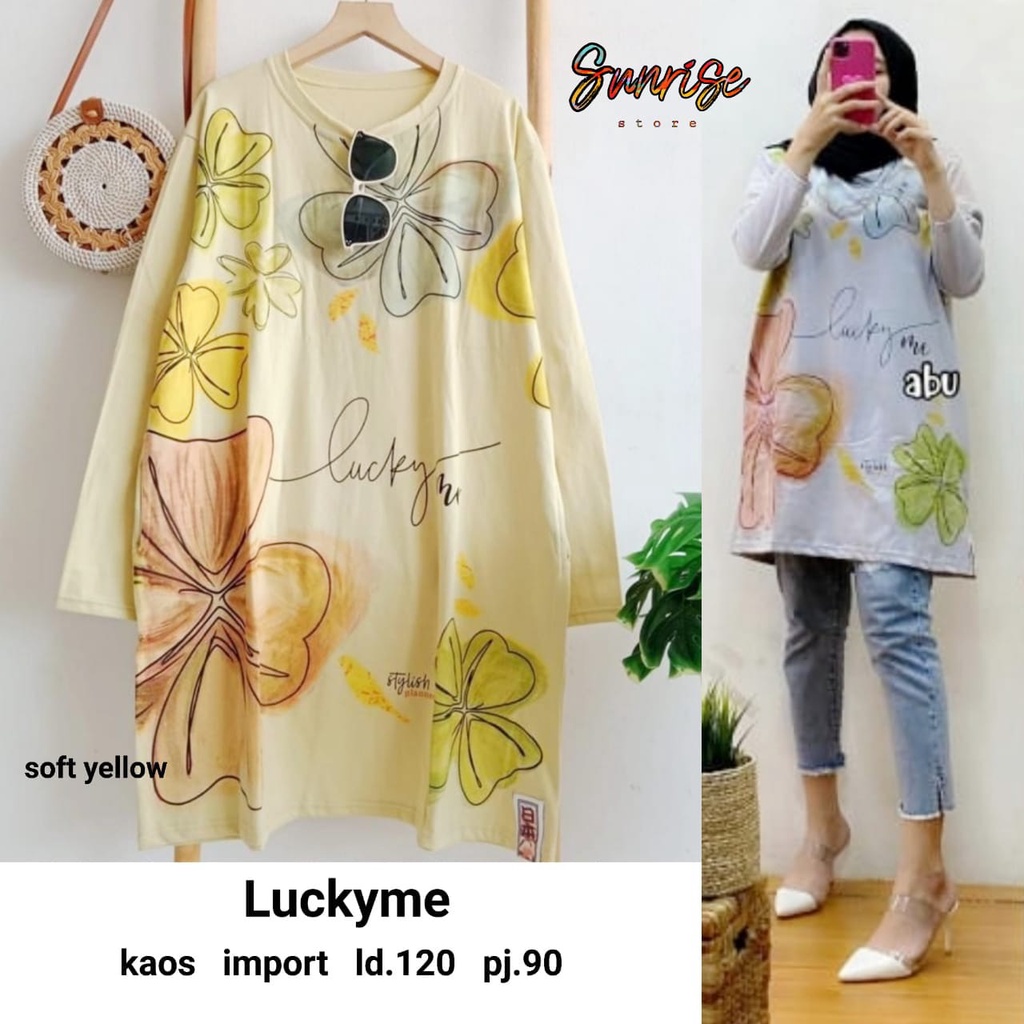 Luckyme Tunik/Baju Atasan wanita/Kaos/Baju Muslim