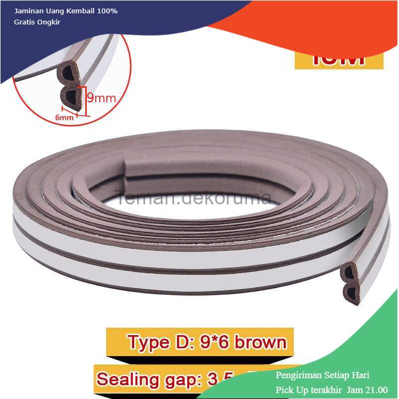 TD-DDG Lightdot Lis Bawah Pintu Door Bottom Soundproof Sealing Strip 10M ES10