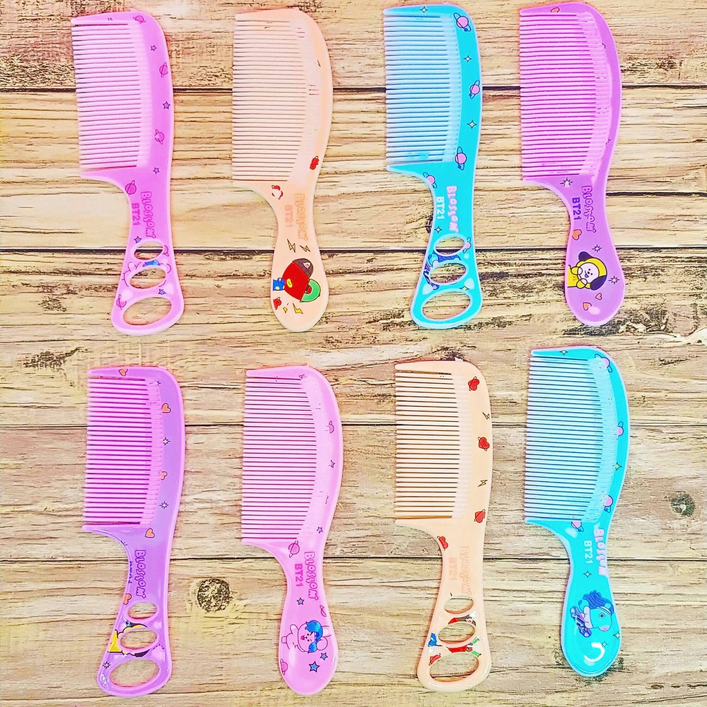 SISIR RAMBUT GAGANG MINI MOTIF KARAKTER CARTOON LUCU / SISIR GAGANG / SISIR ANAK / SISIR MINI / HAIR COMB