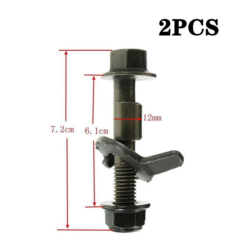 2 Batang Baut Chamber / Nut Baut Chamber Spooring /Baut Chamber Spooring Ukuran 12 mm