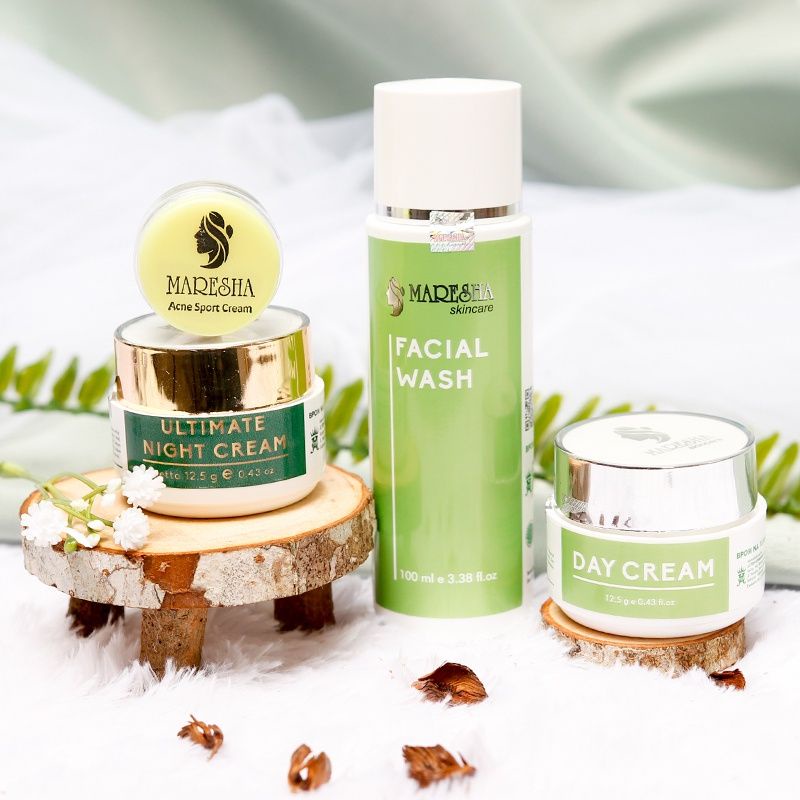 Maresha Skincare, Paket Perawatan Wajah, Paket Ultimate Set Acne