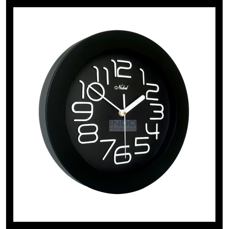 Jam Dinding NOBEL 566 Diameter 31cm KOMPLIT