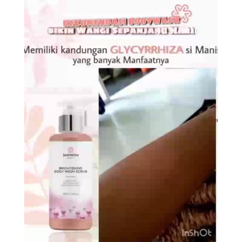 BRIGHTENING BODY WASH JUSTMINE BEAUTY SKINCARE