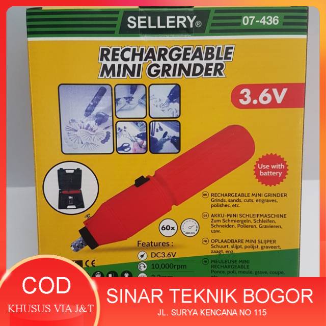Sellery Gerinda Mini Baterai mini rechargeable grinder mini drill
