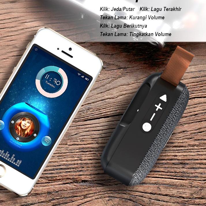 Tren Kekinian.. TACOO Speaker Bluetooth T7 Mini Protable Speaker Super Stereo Bass Built in High-Sen