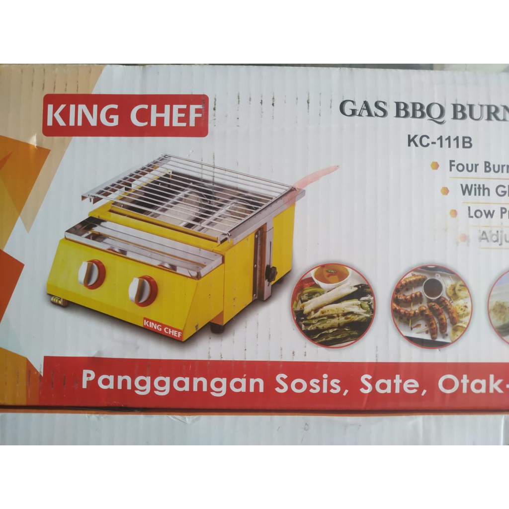 KC-111B Commercial Gas BBQ Grill 2 Burner