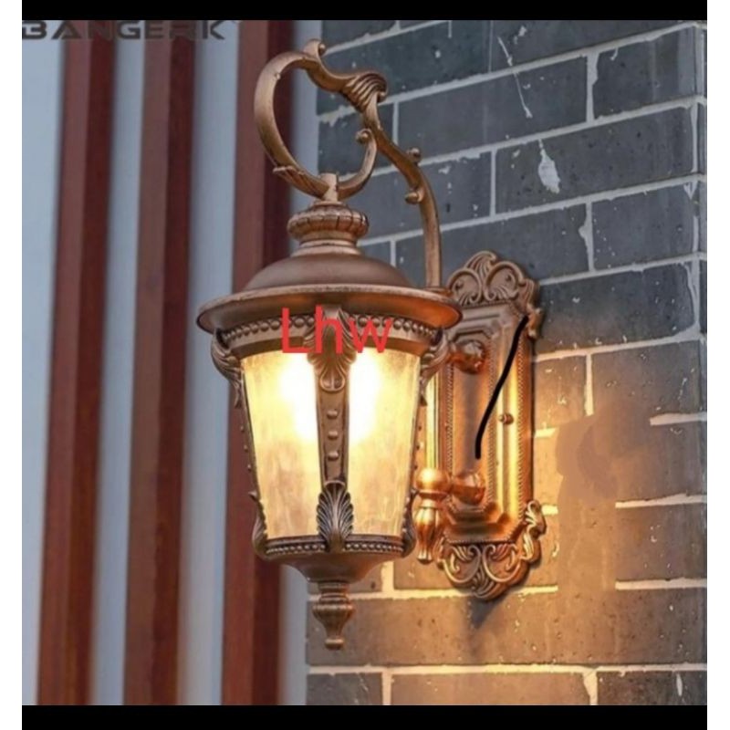 lampu hias dinding klasik outdoor indoor dekorasi teras