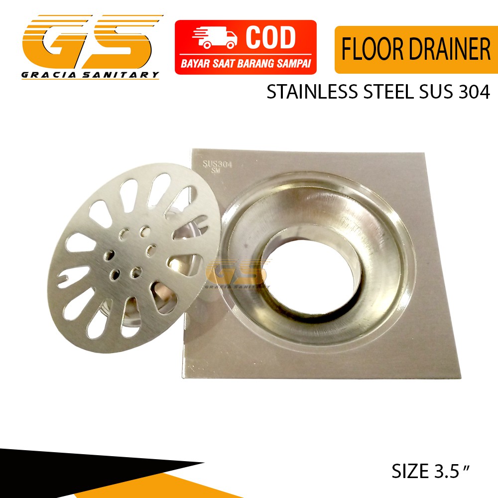 Floor Drain - Saringan Got Anti Bau / Korosi Stainless Steel SUS 304