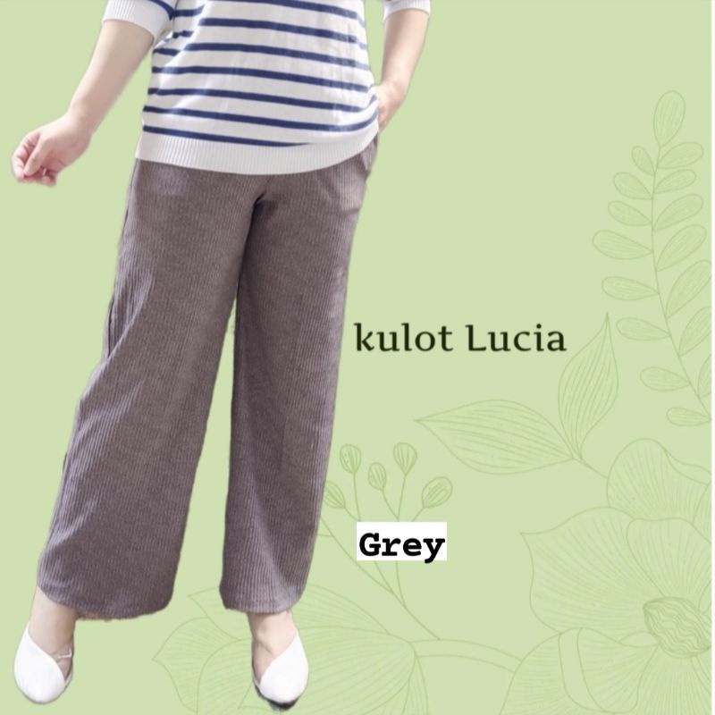 celana slim/celana daily/celana strech Lucia pants/kulot lucia muat sampai BB 80-85kg