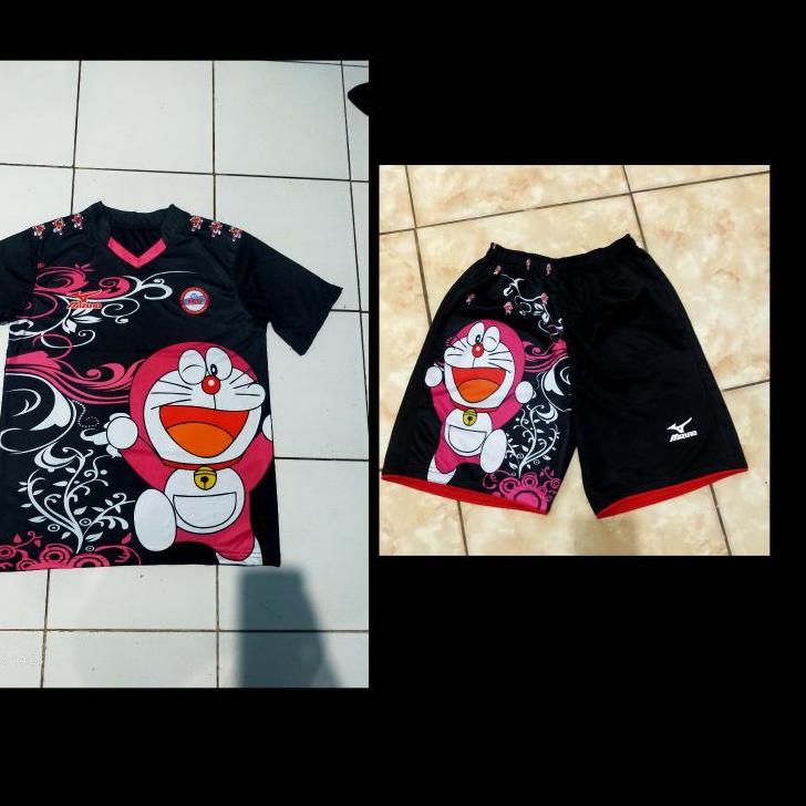 TFY © BAJU VOLI DORAEMON.JERSEY VOLI KARAKTER.STELAN VOLI.BAJU OLAHRAG 유유 (Best)