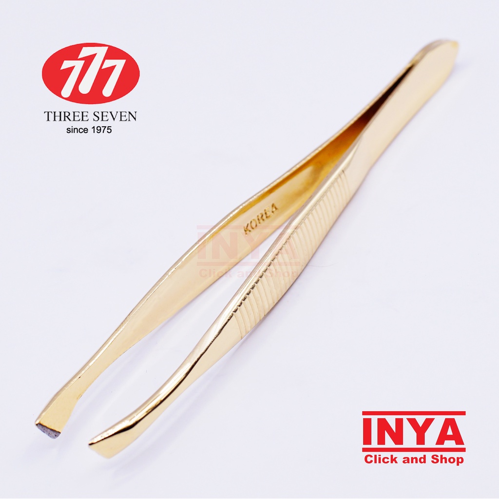 PINSET ALIS 777 THREE SEVEN GOLD ORIGINAL - EYEBROW TWEEZER