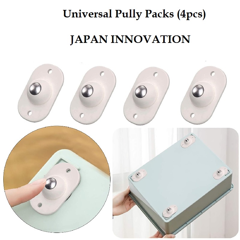 Universal Pulley 4pcs - Alas Roda Pemindah Barang Besar isi 4